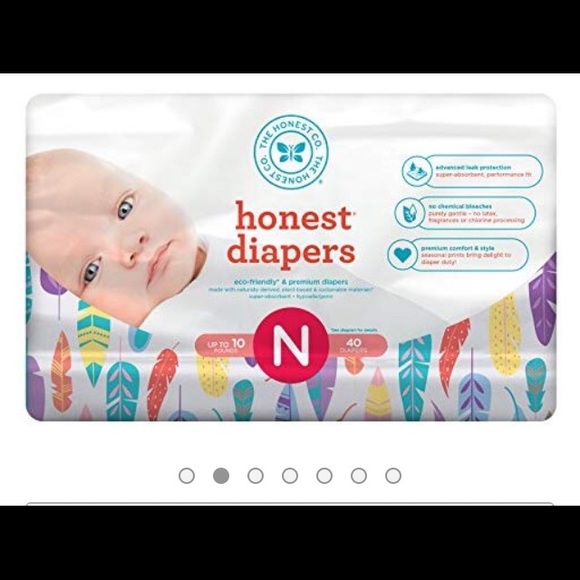 The Honest Company Other - Honest Company Painted Feathers Diapers